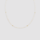 tiny freshwater pearl necklace BlackSugar-